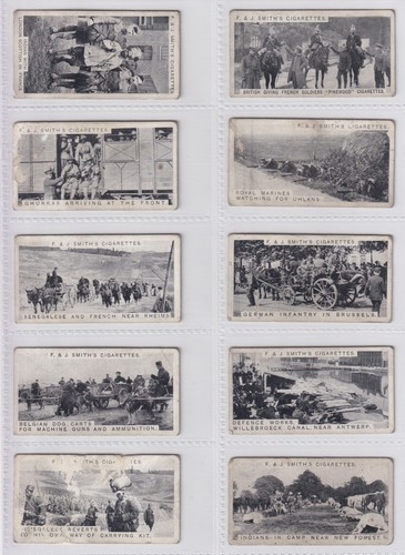 Cigarette cards war - -,
