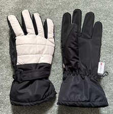 Crane 3M Thinsulate Mens XL (10) Size Black/White Winter Waterproof Gloves