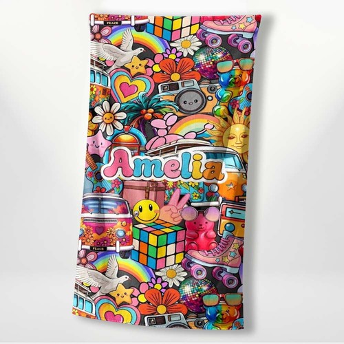 Personalised name beach bath - name,