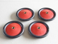 4 x Meccano Metal Road Wheel