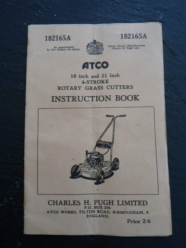 Vintage atco rotary lawnmower - vintage,