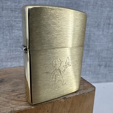 Zippo 1994 Solid Brass Petrol