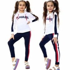 Kids Girls Tracksuit Flawless