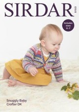 Sirdar Knitting Pattern - Snuggly Baby Crofter DK, Boleros 5153