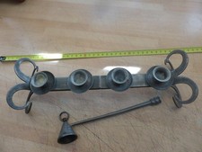 Vintage pewter candlestick,art deco design