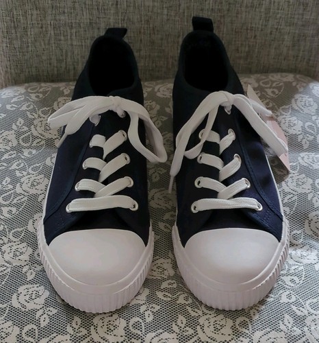 Women navy white canvas - tu,