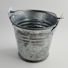 BREYER - METAL GALVANISED BUCKET - TRADITIONAL 1:9 SCALE HORSE ACCESSORIES 