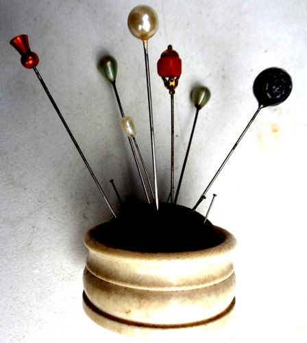 Antique victorian hat pin - hat,