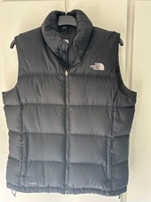 North Face Nupste Gilet Womens Large Black 700 Down Filled Body warmer