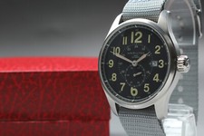 [Near MINT] Hamilton Khaki Officer 44mm Black Dial Day Automatic Men's Watch