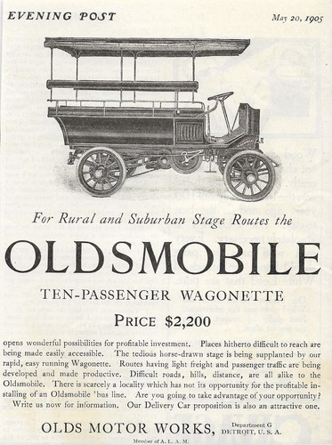Antique oldsmobile wagonette - antique,