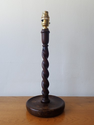 Vintage oak barley twist