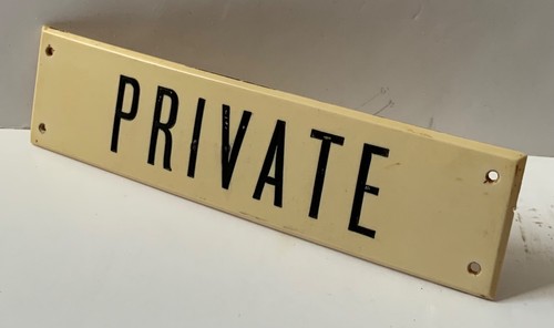 Vintage private sign office - vintage,