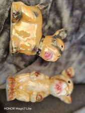 LUSTREWARE FIGURINESx2