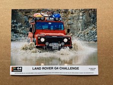 Land Rover G4 Challenge Press