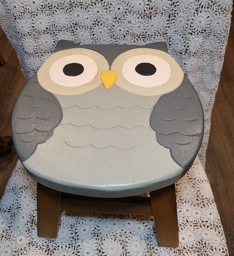 Owl stepping stool ten - owl, inches