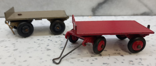 Dinky 25g trailers lot - ,