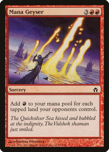 Mtg mana geyser - mtg, nm