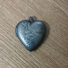 Vintage Solid Silver Heart
