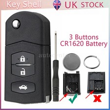 3 Button Flip Key Case Cover