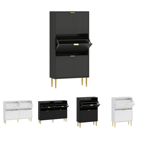 Homcom narrow shoe cabinet - homcom,