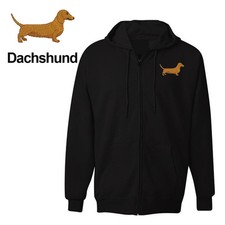 DACHSHUND WIENER DOG ZIPPER