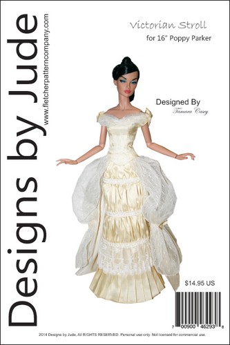 Victorian stroll doll - victorian,