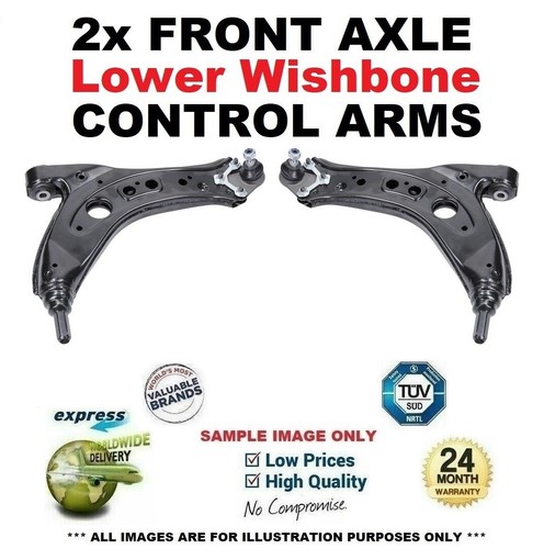 Front axle lower wishbone - front,
