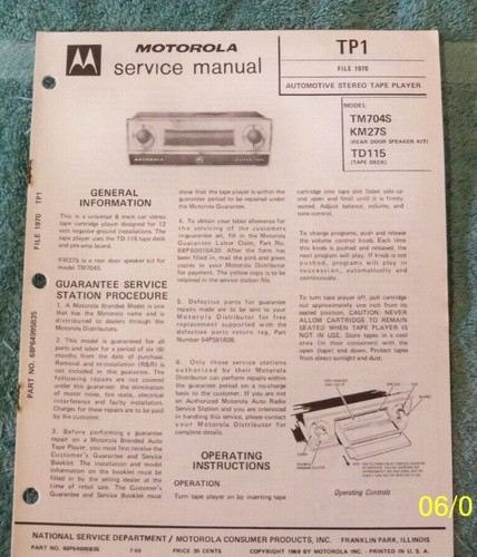 1970 1979 motorola - 1970, to