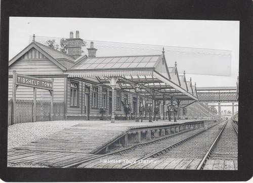 Tibshelf town railway station - railway,