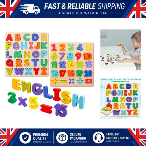 Wooden alphabet and number - alphabet,