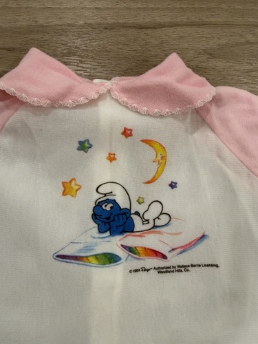 Vintage 1984 smurfs baby - smurfs,