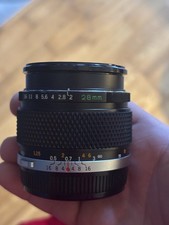 Olympus OM 28mm F2 Lens