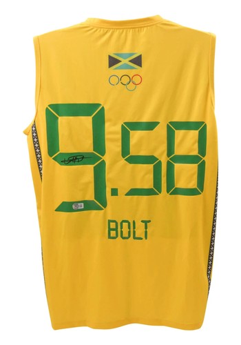 Usain bolt signed - signed, jamaica