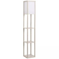 HOMCOM Floor Lamp Reading Lamp