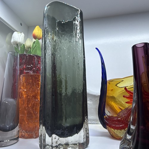 Whitefriars cucumber vase - whitefriars,