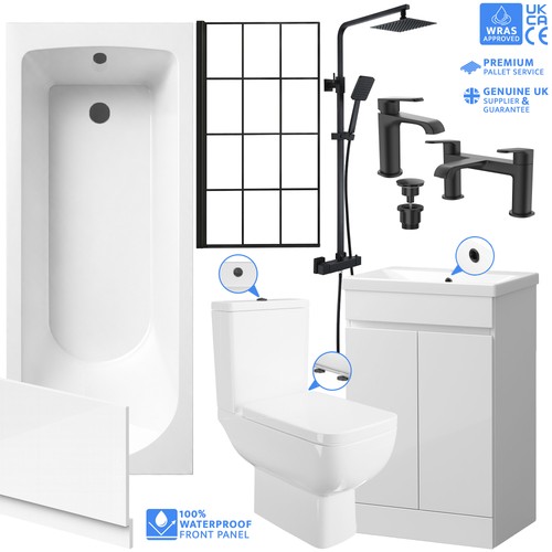 1700mm bathroom suite - 1700mm,