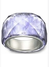 Swarovski Crystal Nirvana petite Ring Size 55 Lilac