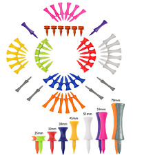 Plastic Castle Golf Tees Tee - Graduated - Choose Colour or Mix - MULTI-BUY DEAL