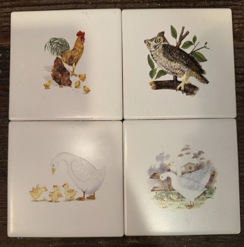 Vintage ceramic tile set - vintage,