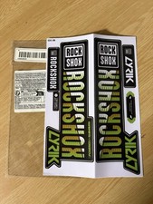 Rockshox Fork Stickers Green