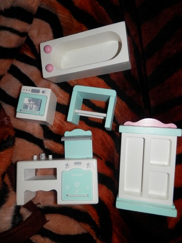 Toy van wooden doll house - van,