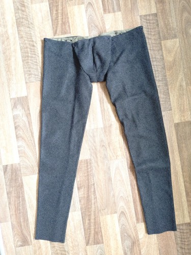 Joined hose grey wool linen - hose,