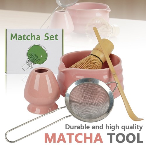 5pcs matcha whisk set japanese - 5pcs,