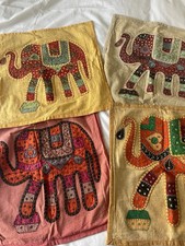 4 Elephant  Embroidered