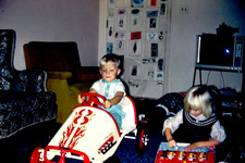 Blonde Boy in Murray Fire Ball