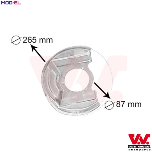Splash guard brake - splash,