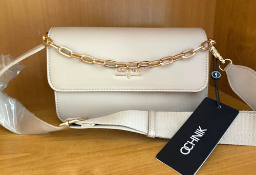 Ochnik beige faux leather - ochnik,