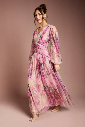 Coast pink fit flare - coast, dress
