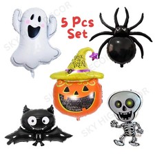 5 Pcs Halloween Set Foil